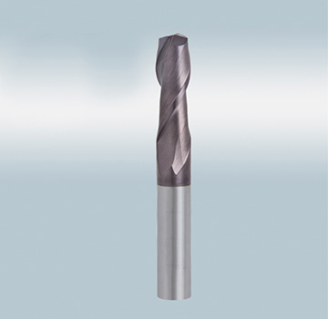 Solid Carbide Two-Blade Milling Cutter